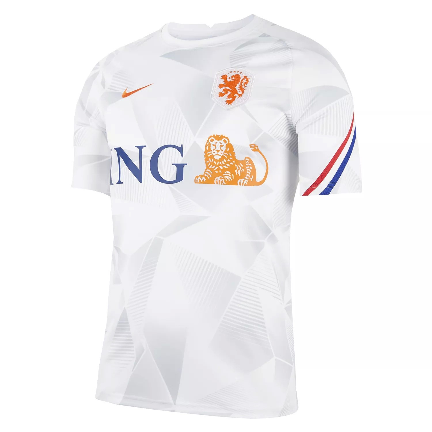 Trainingsshirt Niederlande 2021 Weiß Günstige Fußballtrikots